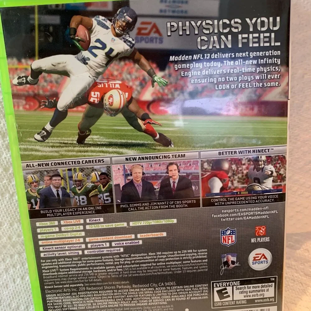 Madden NFL 13 (Microsoft Xbox 360, 2012)